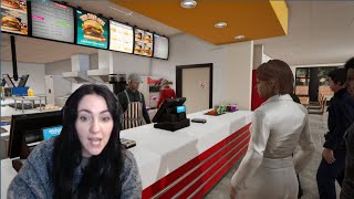 Running a Burger Restaurant Alone // Fast Food Sim