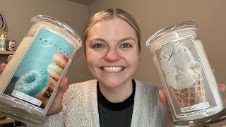 Candle Reviews: Kringle Candle Donut Worry & Vanilla Cone | 2023