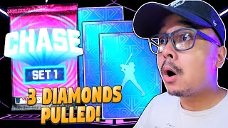 I PULLED 3 DIAMONDS! NEW CHASE CARD! MLB The Show 22 Pack Opening