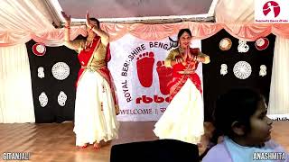 Welcoming Maa Durga | Dance | Anashmita Saha | Gitanjali Chatterjee | Dugga elo | Dhak baja