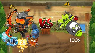 God Boosted Quincy vs 100 ZOMG’s BTD6