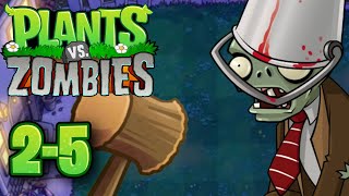 PLANTS vs. ZOMBIES - NIGHT LEVEL 2-5 GAMEPLAY (NO COMMENTARY)