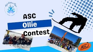 ASC Ollie Contest in 3 minutes! #snowboarding #appskimtn #ncmountains  #Burton #neversummer #gnu