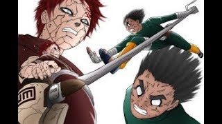 Rock Lee vs  Gaara Chunin Exams English Sub