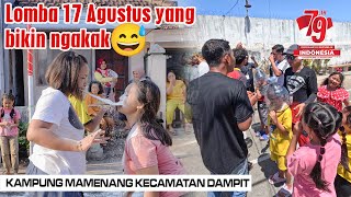 Lomba 17 Agustus yang bikin ngakak dan lucu sekali 😅🤣 Warga Mamenang-Kecamatan Dampit