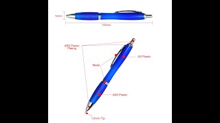 HOT SALE Ball Pen Cheap Simple Pen Promotion Gift Ballpoint Pen Custom Logo Printed Plastic Ball Pen