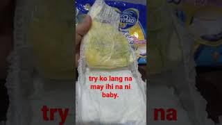 MomyPoKo Pants Bye bye LawLaw diaper test try ko lang ng may ihi na. #diaperreview