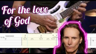 Steve Vai, For the love of God Electric guitar Tab