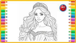 How To Draw A Princess Step By Step  Princess Drawing Easy