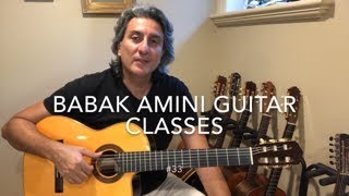 BABAK AMINI GUITAR CLASSES #33 Scales, Chords and Harmony #14