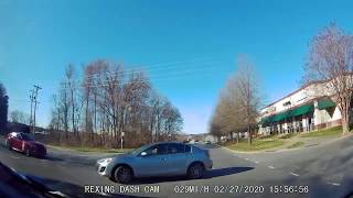 Careless Driver Pulls Out Into Traffic - Close Call and Almost an Accident - Rexing Dash Cam