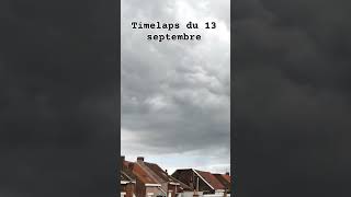 ⛅🌦️TIMELAPS du 13 septembre 2024 ! #shorts #timelapses #france #weather #nuage #nature #youtube #new