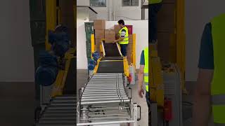 how to load or unload overhead heavy packages in container easily and efficiently