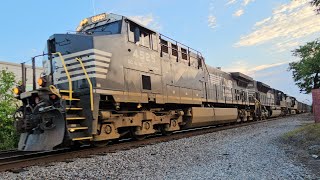 eastbound NS coal train passing through suffolk virginia with a pretty nice Nathan K5LA (I think)