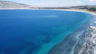 Salda lake by drone 4K - Turkey, September 2022