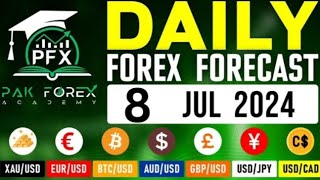 2024 07 08 DAILY FOREX FORECAST