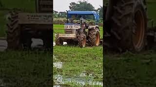 Swaraj 744fe 4by4 tractor 😈#swaraj #tractorvideo #tractorblog