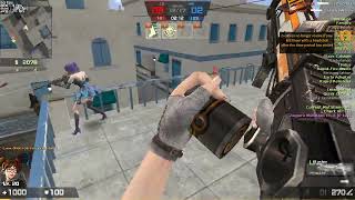 Counter-Strike Nexon - Zombie Z - Italy White Blue Gameplay (2024)