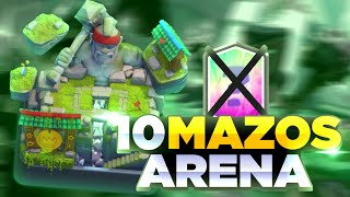 LOS 3 MEJORES MAZOS PARA ARENA 10 SIN LEGENDARIAS EN CLASH ROYALE