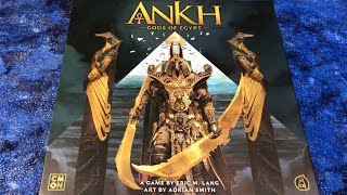 ASMR Unboxing Ankh Gods of Egypt Board Game Whispered Ramble