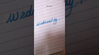 "Writing Wednesday with a Glitter Pen | YouTube Shorts | Viral Handwriting Ideas" #belleslettres