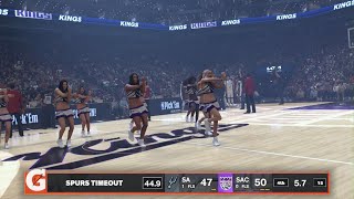 Intense Ending Spurs Vs Kings NBA2K24 Play Now Online