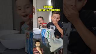 DI HUKUM KARENA JATOHIN SUSU #funny #shorts #dubbing