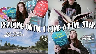 i can't stop reading until i find a FIVE STAR book 🤯 [reading vlog feat NEW releases]