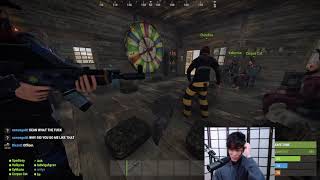 Sykkuno and Coprpse gambling in the middle of the war! + Valkyrae | OTV and friends Rust server