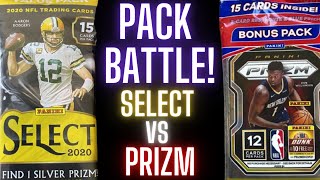 *Cello Fat Pack Battle*: 2020 Panini Select NFL Football vs 2020-21 Panini Prizm NBA Basketball!