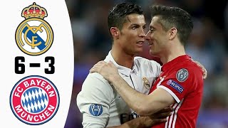 ملخص مباراة بايرن ميونخ ضد ريال مدريد 3_6 ذهاب واياب نصف النهائي دوري أبطال أوروبا 2017