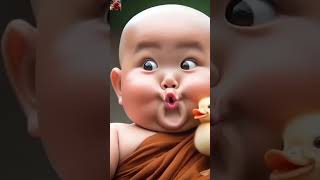 little monk 🥰🔥🥰 #youtubeshorts #cute #baby