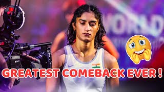 Vinesh Phogat Reacts to Greatest COMEBACK EVER😯| Paris Olympics 2024