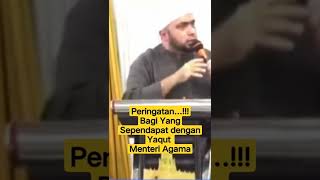 hati-hati yang setuju dengan Yaqut Menteri Agama