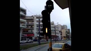 Priority system of Athens tram (green wave)