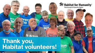 National Volunteer Week 2023 - Habitat for Humanity Peterborough & Kawartha Region