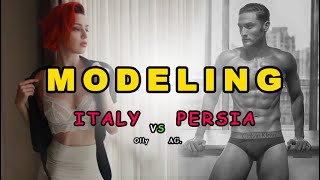 Modeling in Italy vs Persia and India with @OllyEsse  and Amin Ghesmati