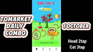 Tomarket Airdrop Combo 2 October 2024 | Tomarket Daily Combo Today|Tomarket SpanShot 1 October