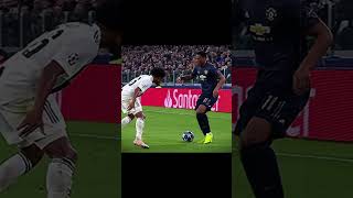 Martial vs Cuadrado panna 1vs1 shorts #shorts