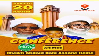 📍CONFÉRENCE NDIAFFATE SOCÉ 2024 ANIME PAR CHEIKH ABDOUL BAKHI HASSAN DÉME