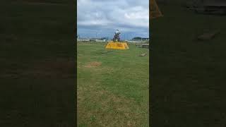 KTM jumping over a skip #ktm #bikelife #motocross #enduro #isleofman