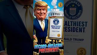 Donald Trump: Wealthiest U.S. President – Guinness World Record Holder! #shorts #trending #trump