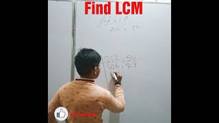 Find LCM #mathstricks #lcm