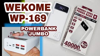 WK wp-169 40000 mAh powerbank unboxing and short review