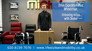 Unboxing video of the Expedition Plus Wheelchair - Lifestyle & Mobility.