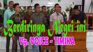 VG VOICE membawakan lagu Rohani  : "BERDIRINYA NEGERI INI" di Jemaat GKI Ebenhaezer -TV EBENHAEZER,