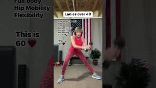 Lunge w dumbbell chop - full body - core - women over 40