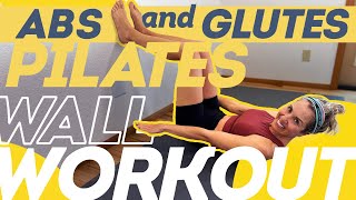 Pelvic Floor Friendly Pilates Wall Workout: Abs and Glutes 🔥