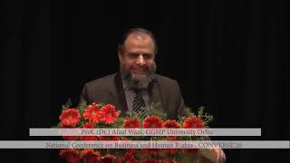 CONVERSE'20: Address by Prof. (Dr.) Afzal Wani, GGSIP University Delhi. PART-V