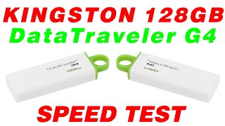 Kingston Datatraveler G4 128GB Speed Test